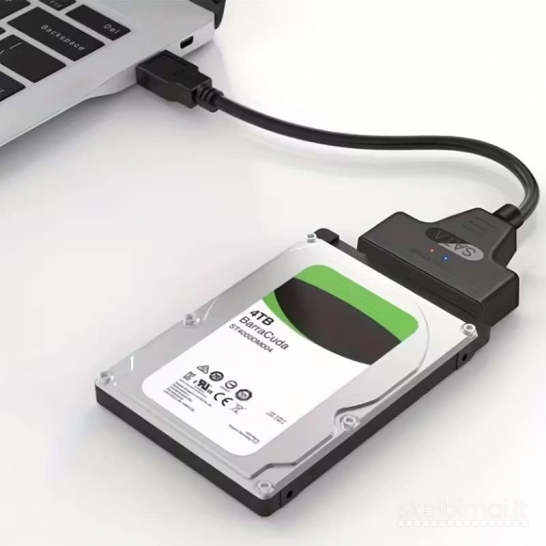 USB 3.0 į SATA adapteris 2.5 SSD ir HDD diskams