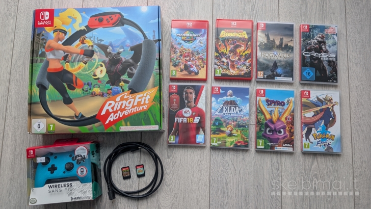 Nintendo Switch likučiai (V1, V2, Lite, Oled, Switch2)