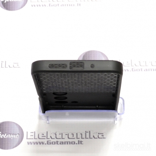 720 B-Ultra dėklas-šarvai Xiaomi Redmi 15 4G su žiedu ir kameros apsauga, juodas