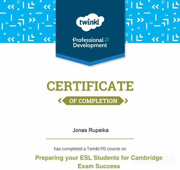 English Lessons – Experienced Teacher 20+ yrs