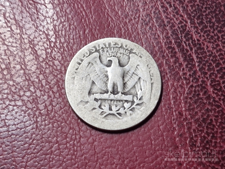 JAV ¼ dolerio, 1935 KM# 164 AG 0.900