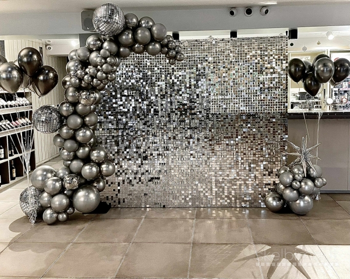 Foto sienelės nuoma | Balionų dekoracijos