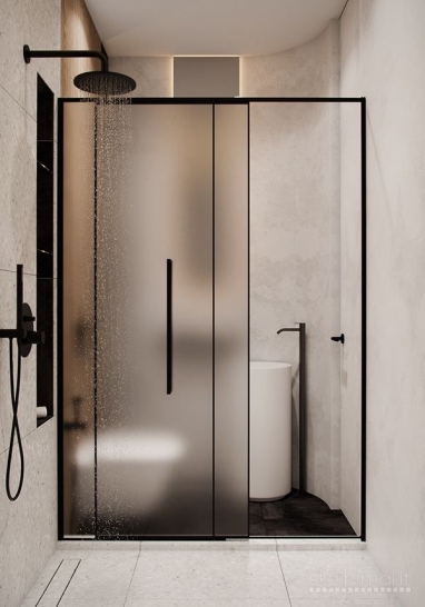 Dušo kabinų durų remontas ir stiklo keitimas