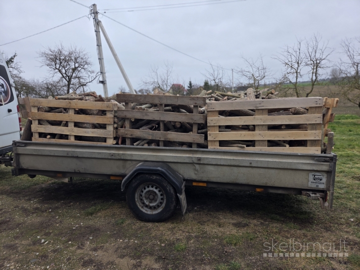 Parduodu sausas malkas – 100 Eur už priekabą arba 50 Eur atsiimant patiems!