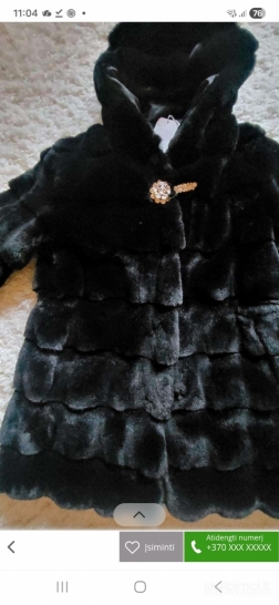 Nauji, dirbtino kailio kailinukai, s-dydžio.