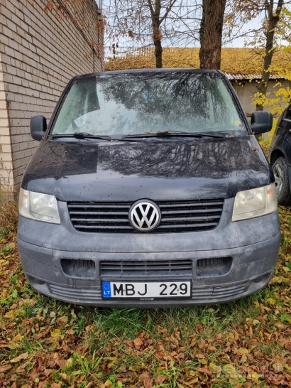 2006 m. gamybos juodas Wolkswagen Transport.Kassevogn, 1,9 TDI, 77 KW