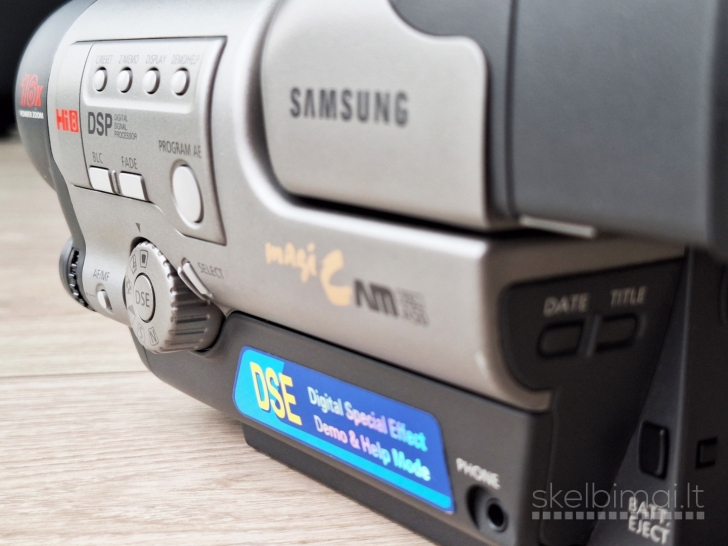 Samsung Hi8 vaizdo kamera VP-A50 – labai mažai naudota