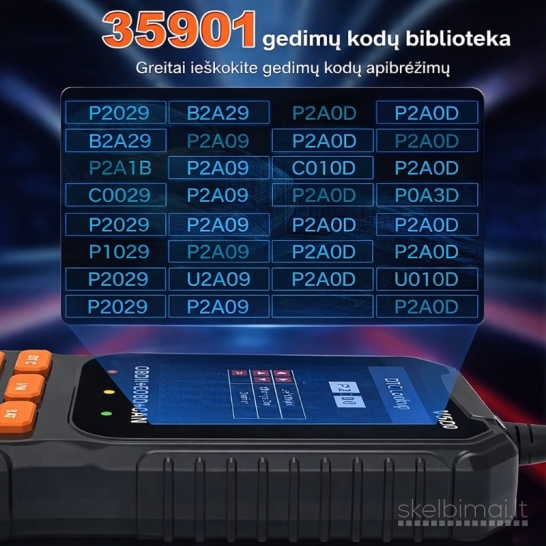 Profesionalus automobilio OBD2 diagnostikos skaitytuvas V520