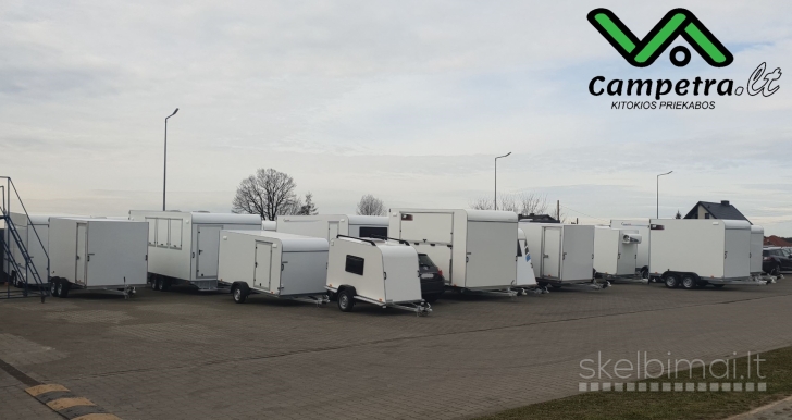 Parduodame įvairios paskirtieskietašones priekabas lengviesiems automobiliams