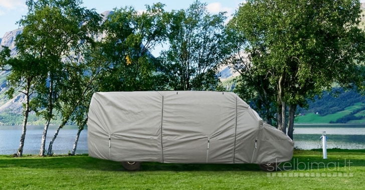 Apsauginiai uždangalai kemperiams ir gyvenamiesiems nameliams