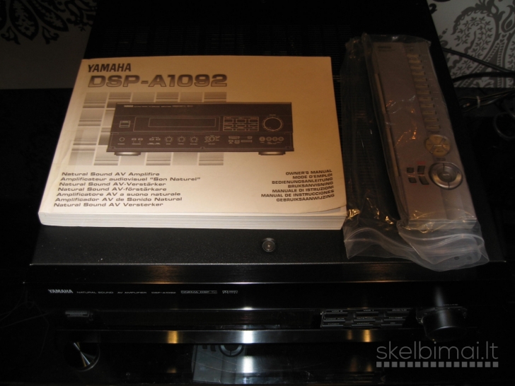 YAMAHA DSP-A1092 amplifier 7,2 channel. DSP. Dolby Digital.20kg.1997m.Nenaudotas