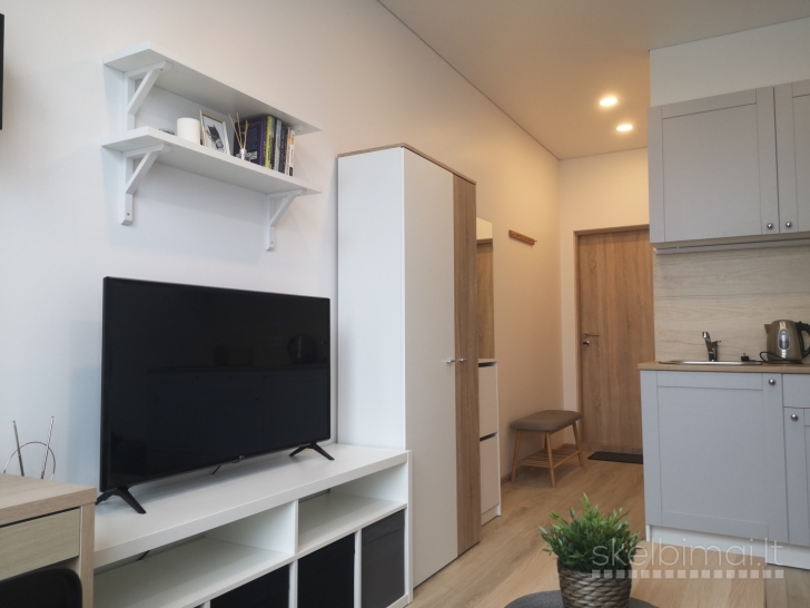 Išnuomojamas 1 kambario butas, su baldais ir buitine technika