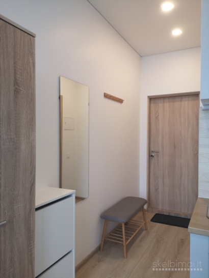 Išnuomojamas 1 kambario butas, su baldais ir buitine technika