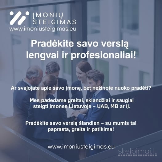 Įmonių steigimas Lietuvoje