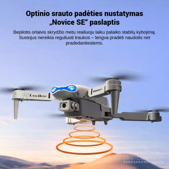 Dvigubos kameros dronas su ekrano pultu "FACEGLE ET99"