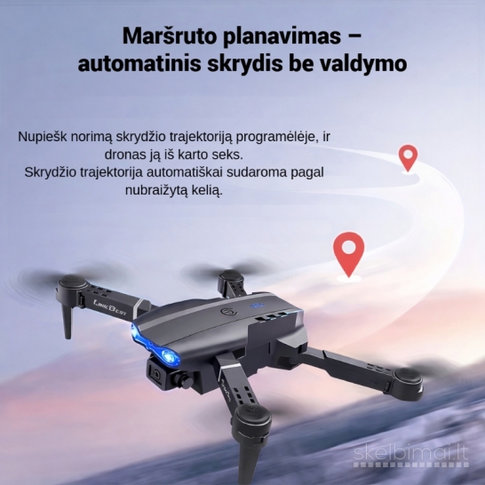 Dvigubos kameros dronas su ekrano pultu "FACEGLE ET99"