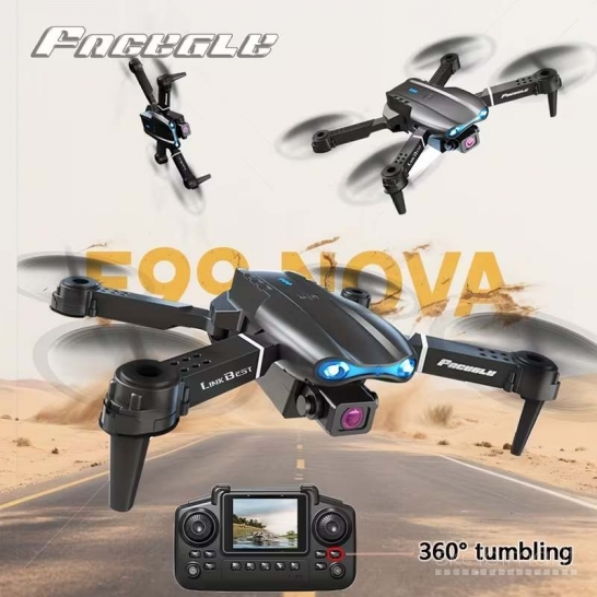 Dvigubos kameros dronas su ekrano pultu "FACEGLE ET99"