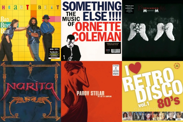 Naujos nepraplėštos plokštelės