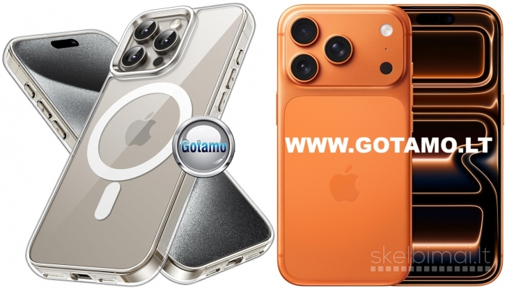 732 MagSafe Jelly dėklas nugarėlė Apple iPhone 17 Pro WWW.GOTAMO.LT