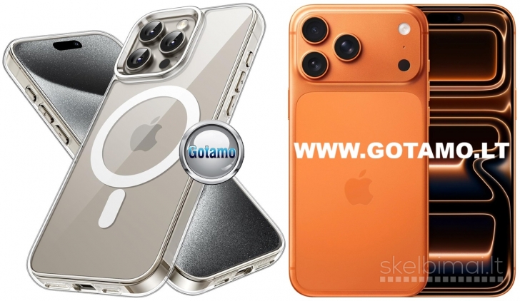 733 MagSafe Jelly dėklas nugarėlė Apple iPhone 17 Pro Max WWW.GOTAMO.LT