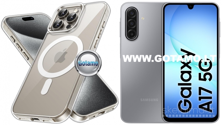 734 MagSafe Jelly dėklas nugarėlė Samsung Galaxy A17 WWW.GOTAMO.LT