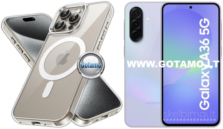 735 MagSafe Jelly dėklas nugarėlė Samsung Galaxy A36 WWW.GOTAMO.LT