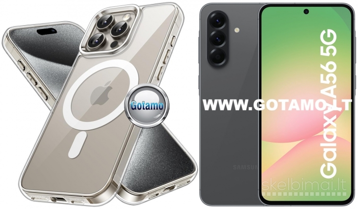 736 MagSafe Jelly dėklas nugarėlė Samsung Galaxy A56 WWW.GOTAMO.LT