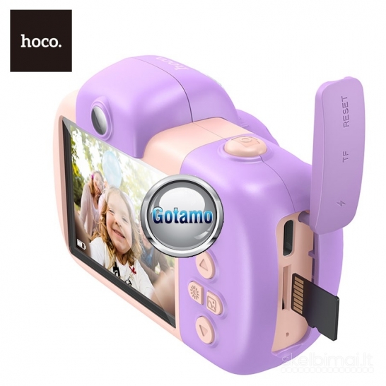 740 Vaikiški fotoaparatai Hoco Children Camera 1080P WWW.GOTAMO.LT