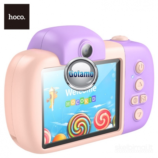 740 Vaikiški fotoaparatai Hoco Children Camera 1080P WWW.GOTAMO.LT
