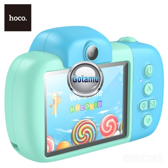 740 Vaikiški fotoaparatai Hoco Children Camera 1080P WWW.GOTAMO.LT