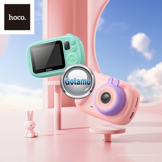 741 Vaikiški fotoaparatai Hoco Children Camera 720P WWW.GOTAMO.LT