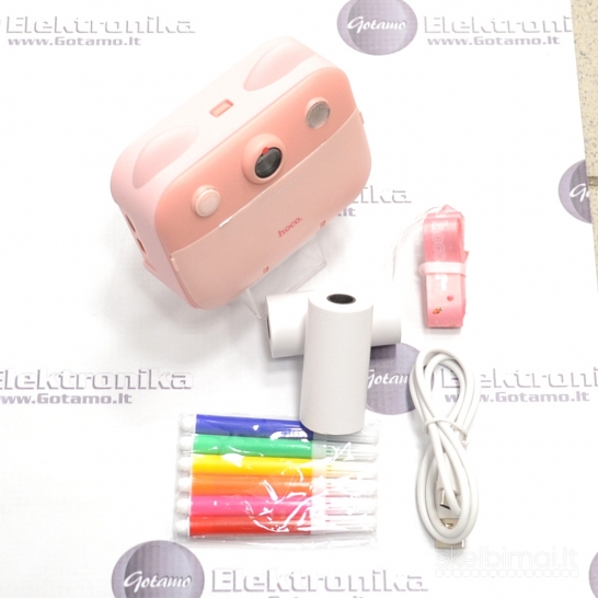 742 Vaikiškas spausdinantis fotoaparatas Hoco Children Camera 480P Print