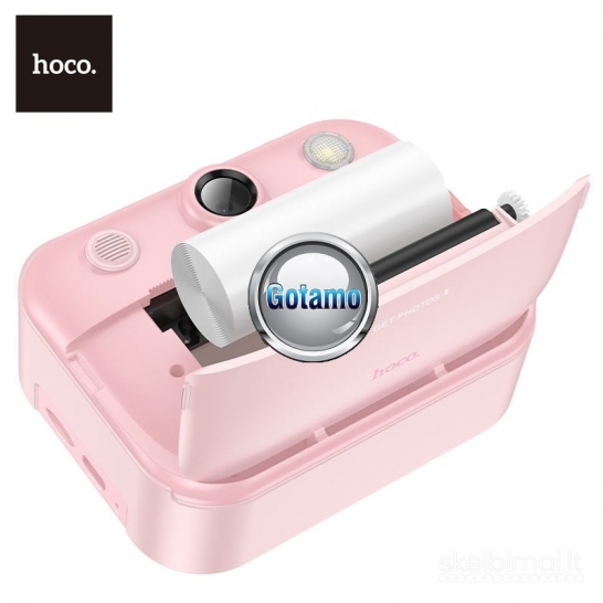742 Vaikiškas spausdinantis fotoaparatas Hoco Children Camera 480P Print