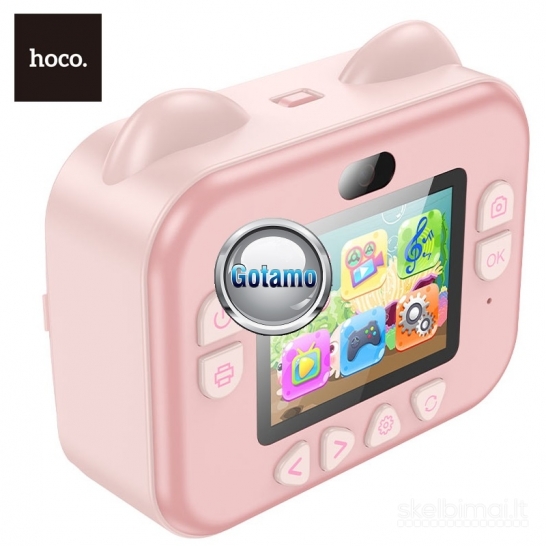 742 Vaikiškas spausdinantis fotoaparatas Hoco Children Camera 480P Print