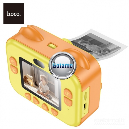 742 Vaikiškas spausdinantis fotoaparatas Hoco Children Camera 480P Print