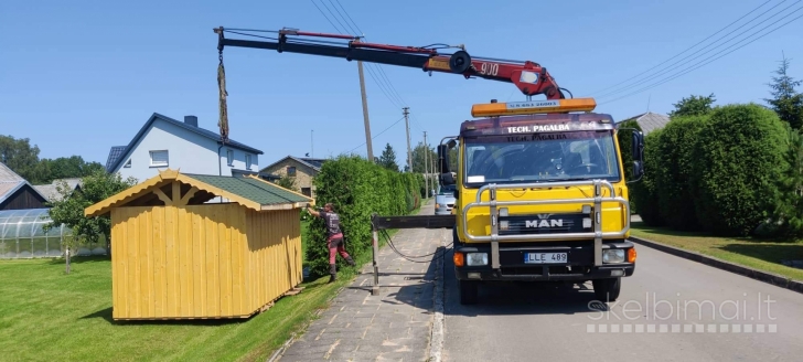 Krano - fiskaro paslaugos,krovinių pervežimas.