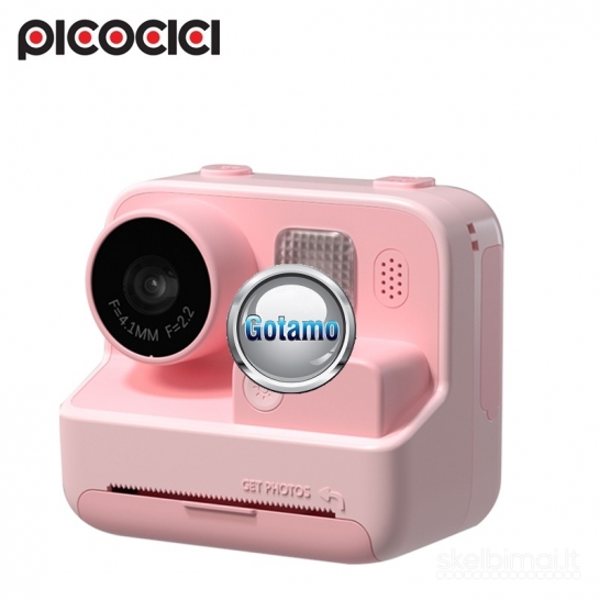 745 Vaikiškas spausdinantis fotoaparatas Picocici 1080P Pro Print