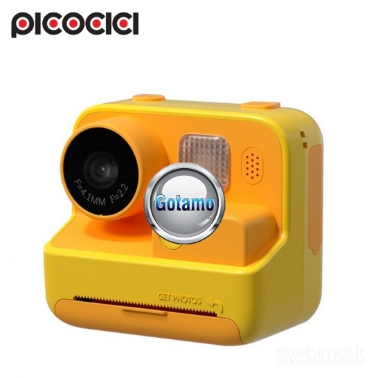 745 Vaikiškas spausdinantis fotoaparatas Picocici 1080P Pro Print