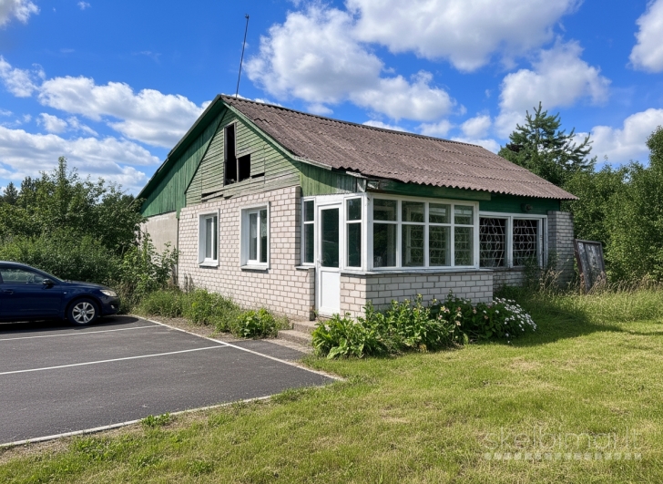 Bagdononys kaimas, Trakų r. - mūrinė parduotuvė 14 arų, aikštelė, aplink ežerai