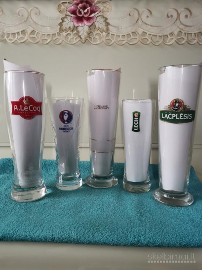 Įvairių Pabaltijo šalių alaus taurės Kolekcininkams.
