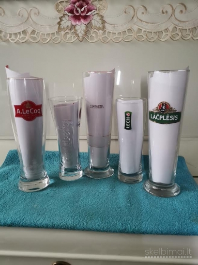 Įvairių Pabaltijo šalių alaus taurės Kolekcininkams.