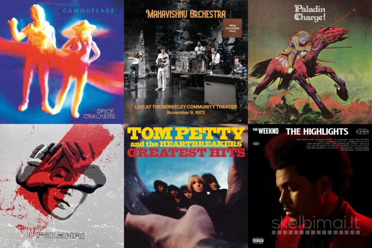 Naujos nepraplėštos plokštelės