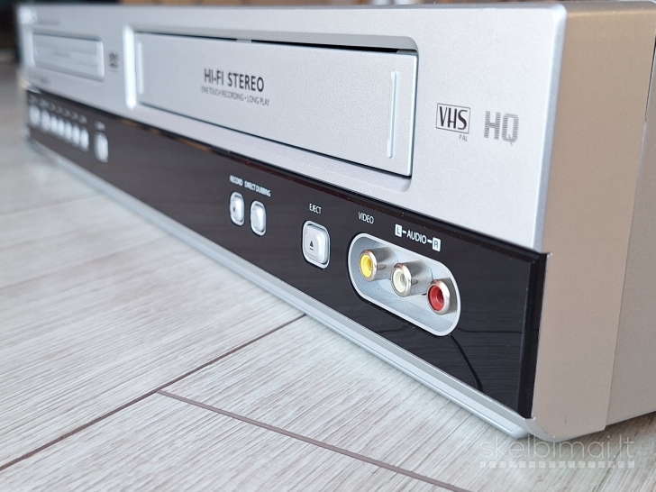 Philips DVD755VR – DVD ir VHS (VCR) HiFi grotuvas