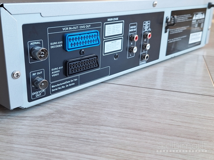 Philips DVD755VR – DVD ir VHS (VCR) HiFi grotuvas