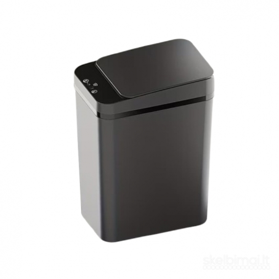 Automatinė jutiklinė šiukšliadėžė 11L – belaidė, juodos spalvos