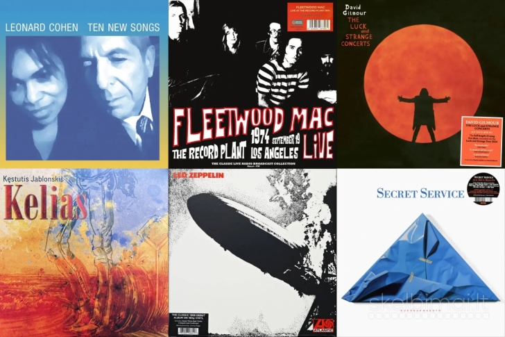 Naujos nepraplėštos plokštelės