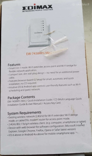 Wi-fi signalo stiprintuvas