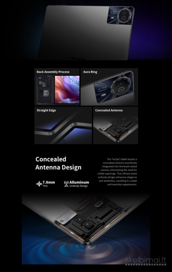 TECLAST 4K UHD TAB PC11.0"COLIŲ-HELIO G99-5G-2SIM-GPS