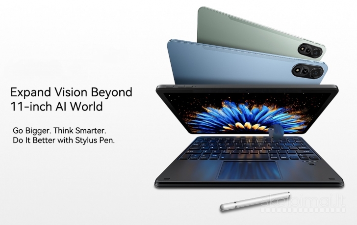 NAUJAS BLACKVIEW TAB PC 4K UHD 11.0"COLIŲ+5G+2SIM+GPS