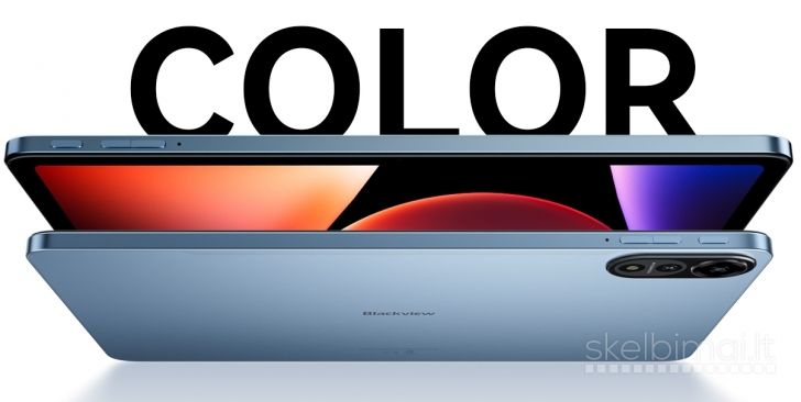 NAUJAS BLACKVIEW TAB PC 4K UHD 11.0"COLIŲ+5G+2SIM+GPS